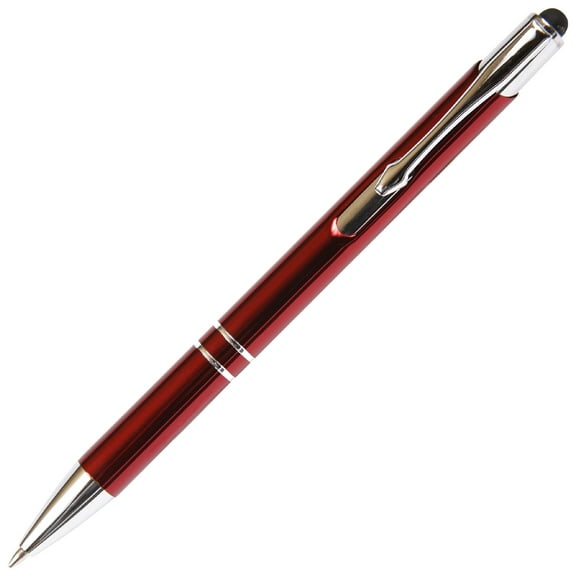 JJ Stylus Ballpoint Pen, Red - Medium Tip (Budget Friendly Pen)