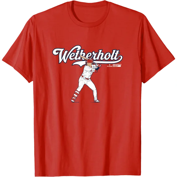 JJ Wetherholt - Slugger Swing - St. Louis Baseball T-Shirt, Unisex T-Shirt