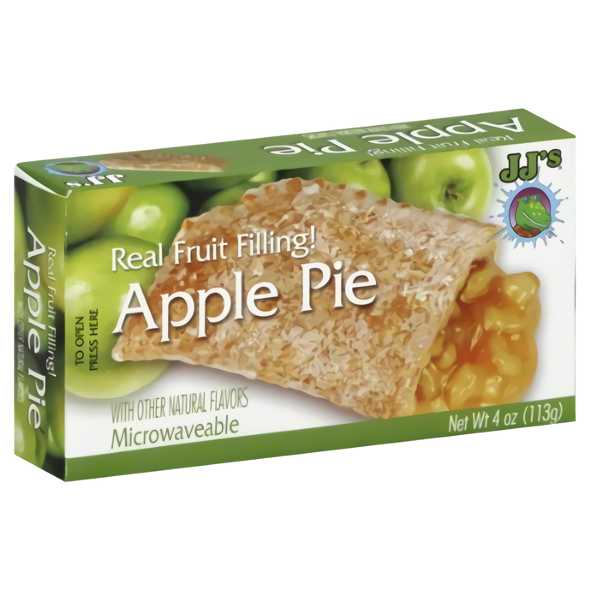 JJ's Bakery Lightly Glazed Snack Pies 4oz (Pack of 6) (Apple)