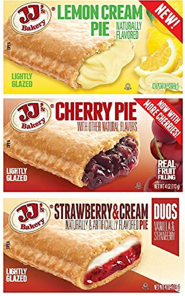 JJ's Bakery Pies Variety Pack (Lemon Cream / Strawberry Cream / Cherry