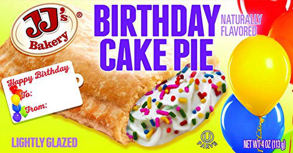 JJ's Bakery Snack Pies, NutFree Facility, Kosher Parve, Pack of 12