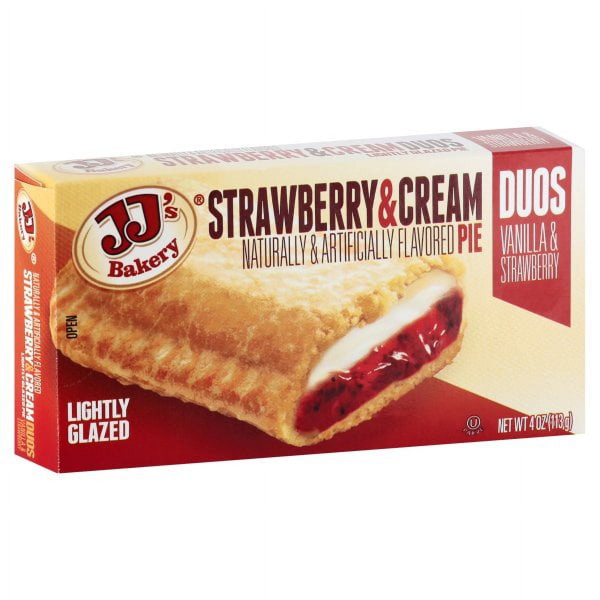 JJ's Strawberry and Cream Pie, 4 oz. JTM Foods