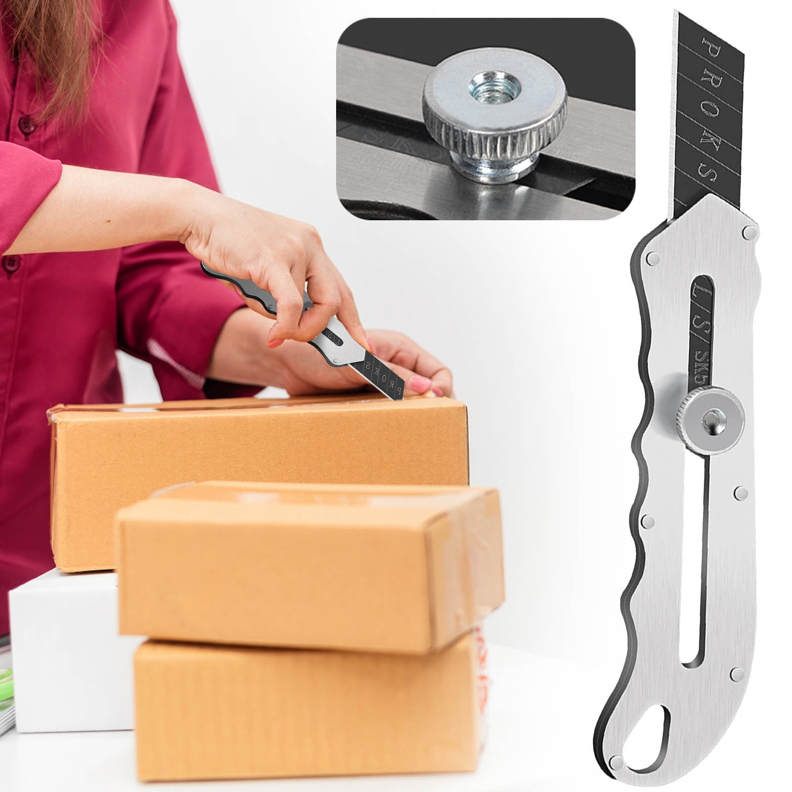 JJBNSH Heavy Duty All Steel Thickened Wallpaper Knife Disassembly