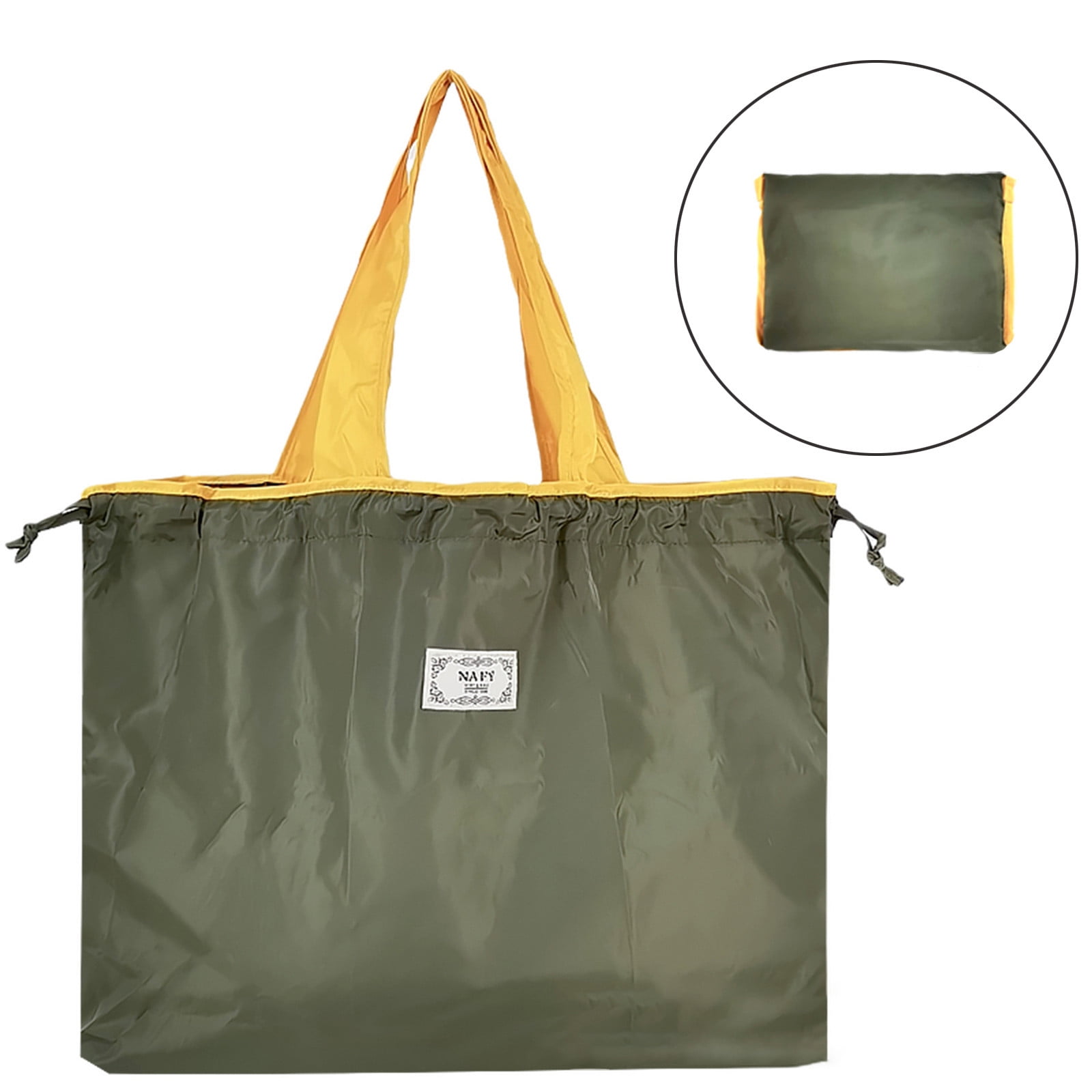 JJBNSH Reusable Grocery Bag with Foldable, Eco-Friendly Folding Tote ...