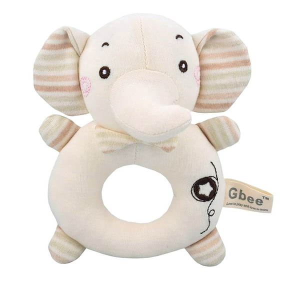 JJBNSH Sleeping Toys for 0 3 6 9 to 12 Months, Teething Rattle Toys, Infant Girl Boy Learning Toy, Newborn Baby Infant Soft Rattles Teether Hanging Toys