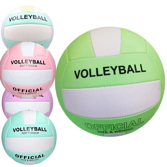 JJBNSH Volleyball, Ultimate 2025 Soft Beach Volleyball Play Volleyball Official Size 5 for Outdoor/Indoor/Pool/Gym/Training Volleyball Equipment Durability Stability Sports Ball Clearance