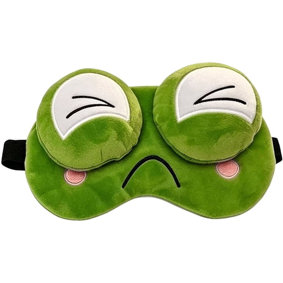 JJBV 3D Sleep Funny Cute Eye For Sleeping Soft Sleeping For Adults Travel Nap Night Light Blocking