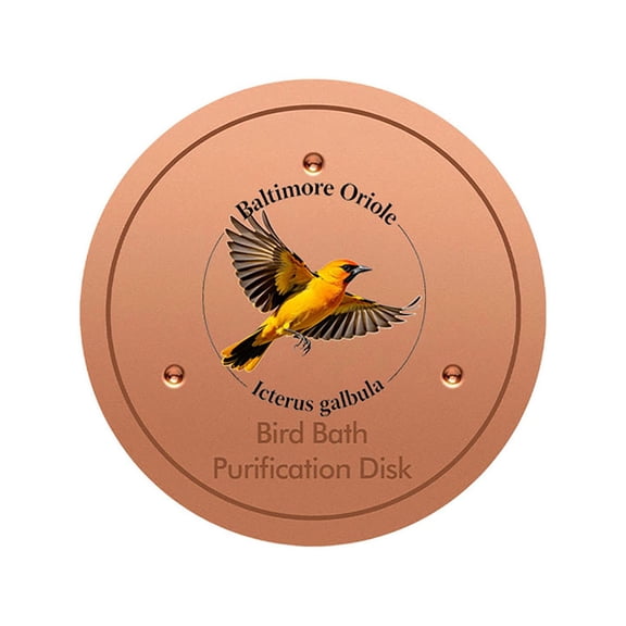 JJBV Copper Bird Bath Tray With Decorative Design For Garden Yard Outdoor Water Station