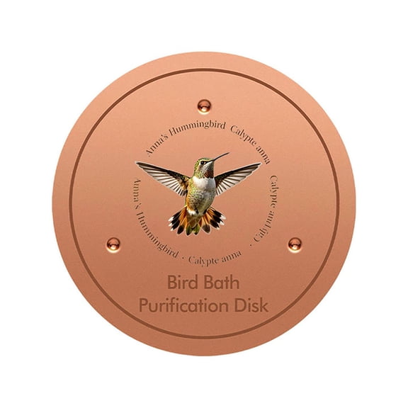 JJBV Copper Bird Bath Tray With Decorative Design For Garden Yard Outdoor Water Station