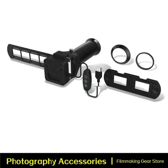 JJC ES-2 Film Digitizing Adapter Set Kit for Negative Copying and Converts 35mm Film & Slides to Digital Files Photo, Fits Camera with Select Macro Lenses