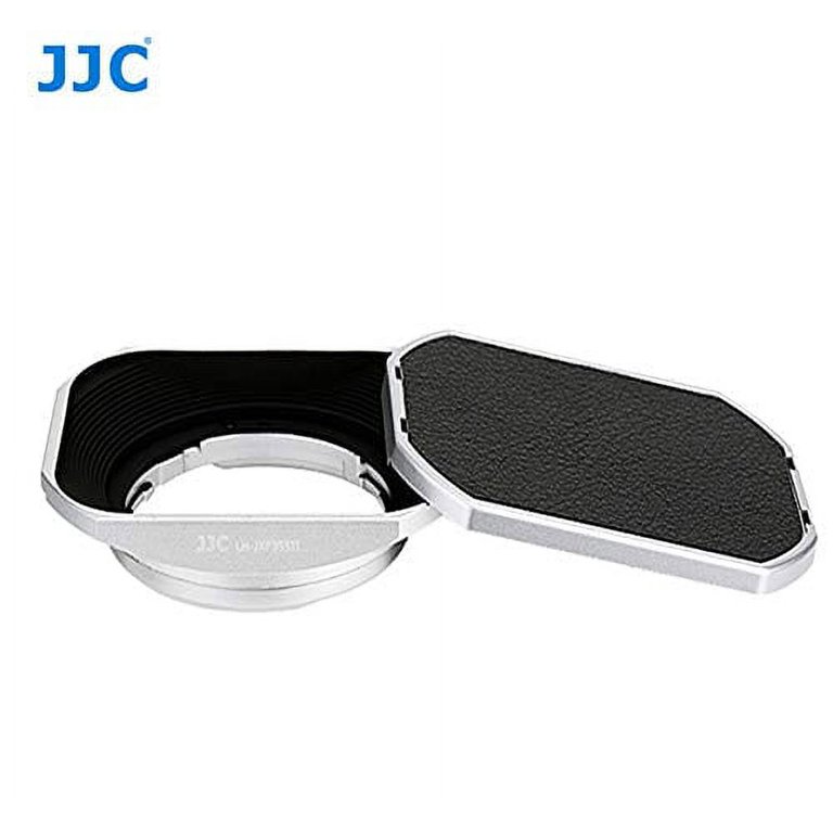 JJC LH-JXF35SII Silver Metal Square Bayonet Lens Hood for Fujinon