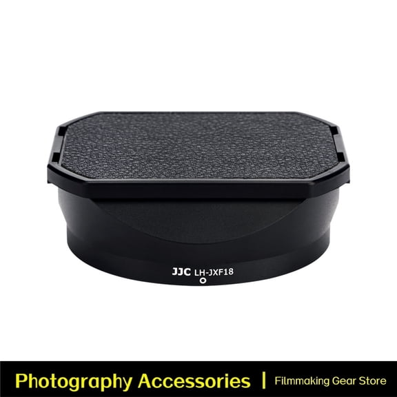 JJC Lens Hood For Fujifilm XF 18mm 1.4 R LM WR Lens Rep LH-XF18 Filter Replaces Fujifilm LH-XF18 Lens Replaces Hood with a Hood Cap on Camera X-T5 X-T4 X-T3 X-T30 II X-T20 X-S20 X-S10 X-H2S X-H2