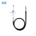 thumbnail image 1 of JJC Silver / Black 40cm Pro Threaded Mechanical Cable Release for Nikkor Fuji, 1 of 7