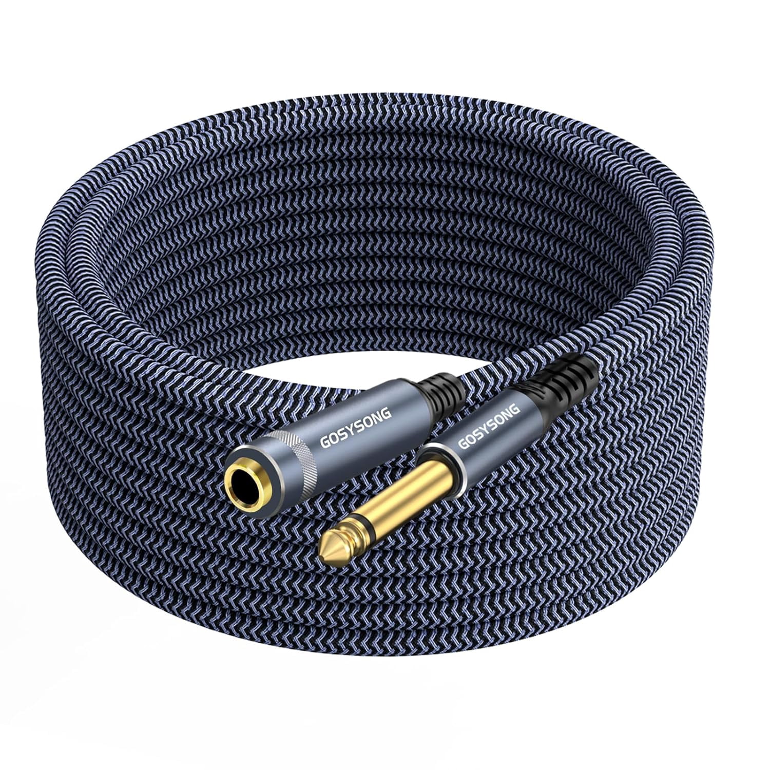 JJEAN-1/4 TS Male to Female Extension Cable 6ft, Guitar Extension Cable for Keyboard,Amplifier,Mixer,CD Player