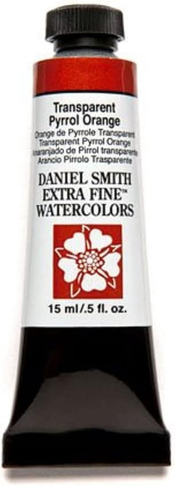 JJEAN-284600187 Extra Fine Watercolor 15ml Paint Tube, Transparent Pyrrol Orange, 0.5 Fl Oz (Pack of 1)