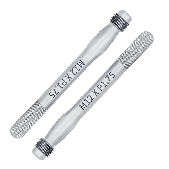 JJEAN-2PCS M12x1.75 Wheel Hanger Alignment Pin Guide Tool, Rim Stud Pilot Pin, Guide Studs, Wheel Fixing Bolts, Hub Fixing Positioning Rod for Changing Tires on Cars with Lug Bolts, Tire Change