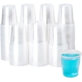 thumbnail image 1 of JJEAN-3 oz Disposable Plastic Cups, 500 Pack, BPA-Free, Clear, Bathroom Mouthwash Cups, Ideal for Parties and BBQ, 1 of 4