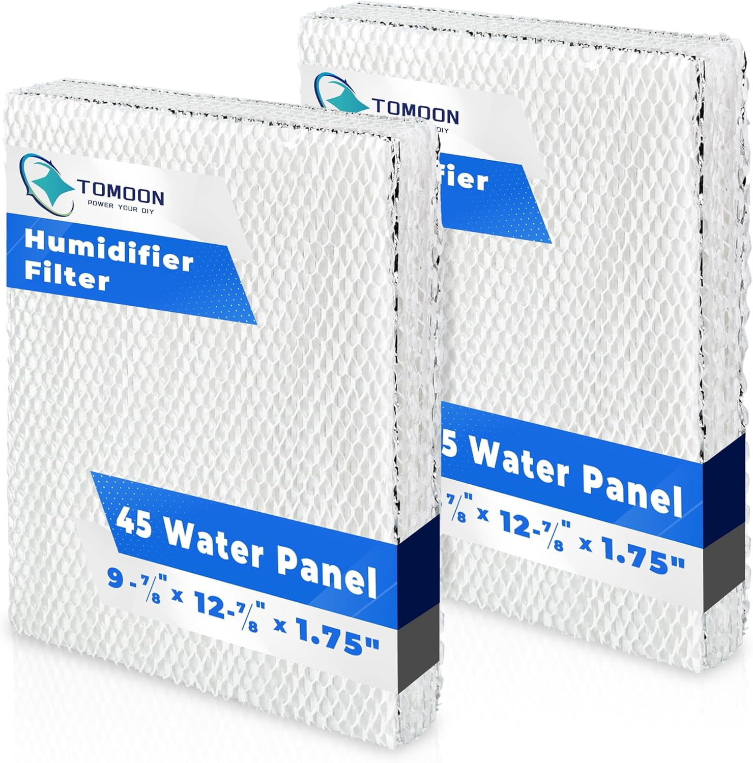 JJEAN-45 Water Panel Humidifier Filter Compatible with April.aire 400 400A 400M Humidifier, 9-7/8" x 12-7/8" x 1.75"(Pack of 2 by )