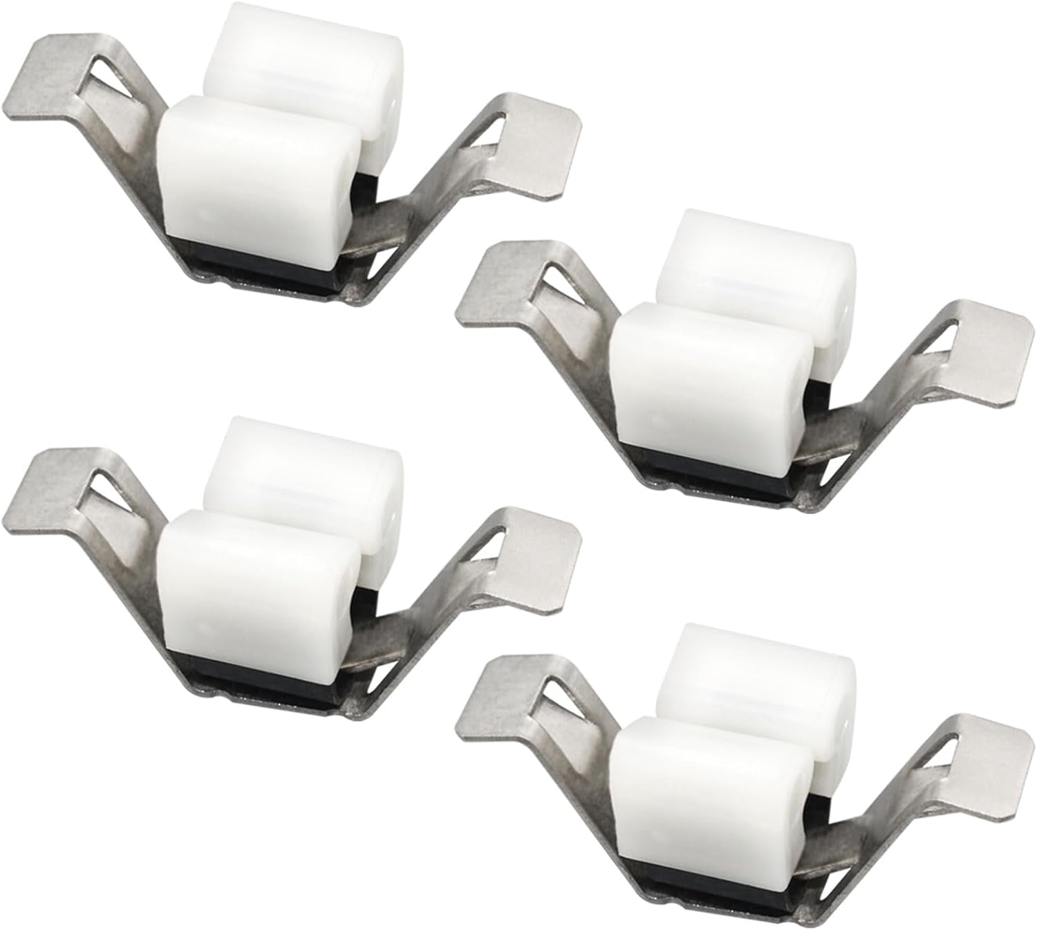 JJEAN-4Pcs WPW10610880 Clothes Dryer Door Catch, OEM Size Replacement Part, Replace W10610880, W10529190, W10696503, AP6023380, PS11756723, 3023293