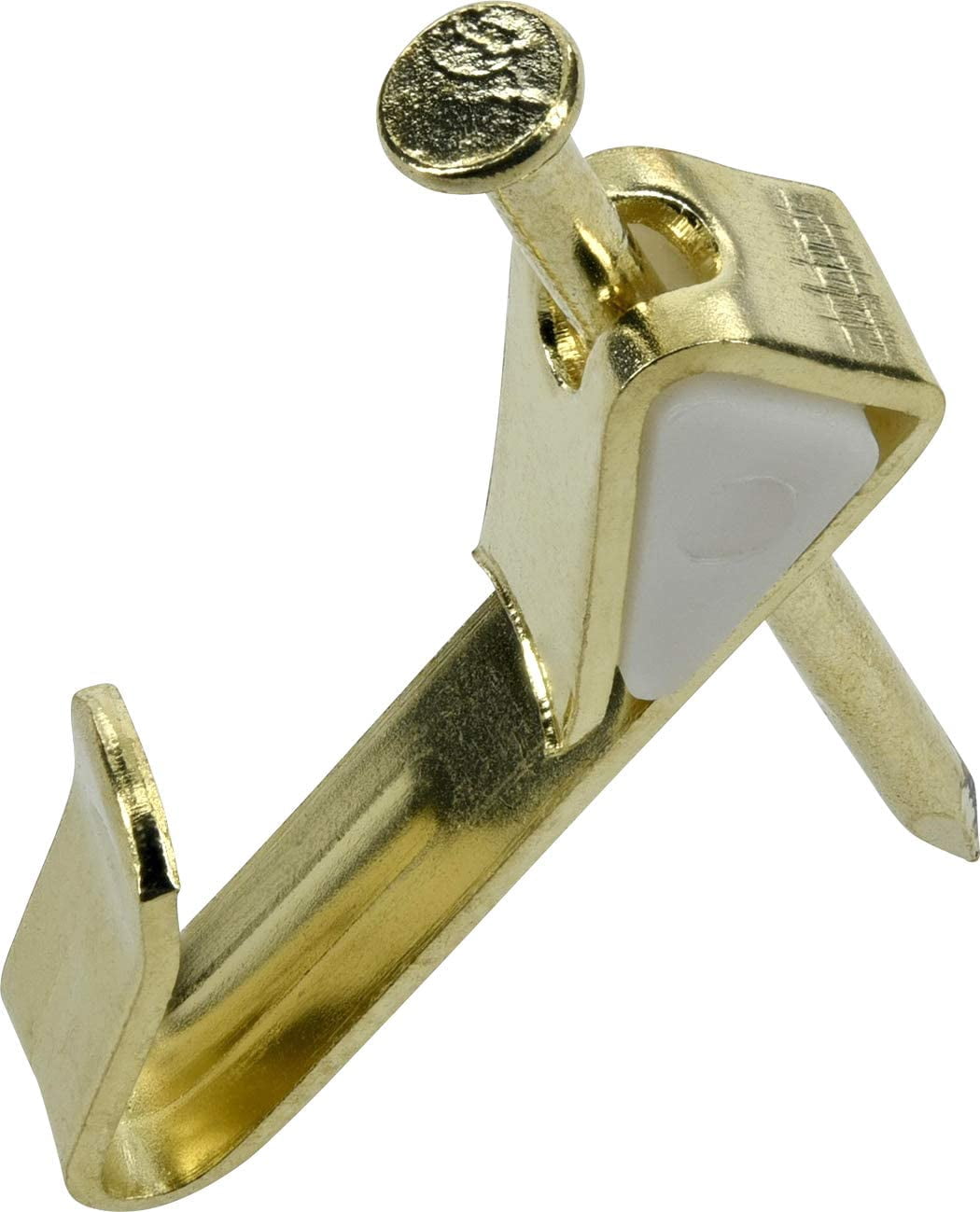JJEAN-535808 Picture Hangers, Art Hangers, Brass, Reusable Picture Hooks, 30lb (25 Set)