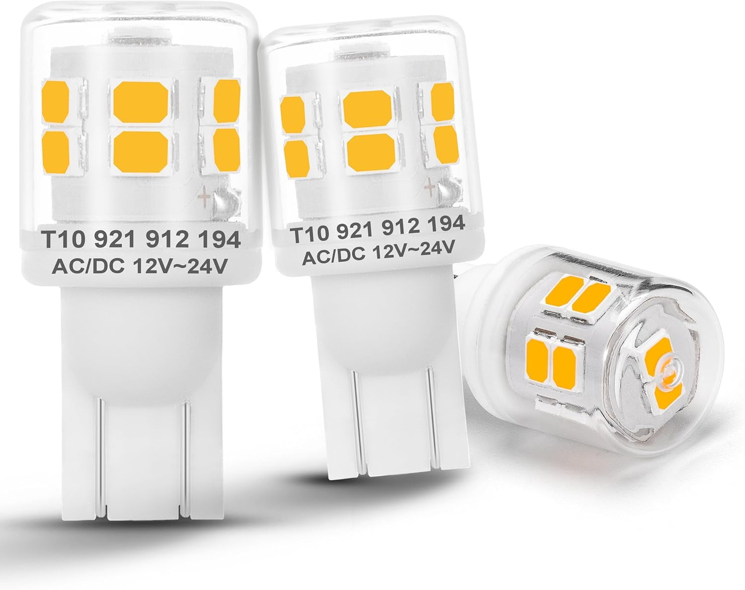 JJEAN-921 194 LED Light Bulbs 2W 2700K Warm White 300lm 12V-24V AC/DC ...