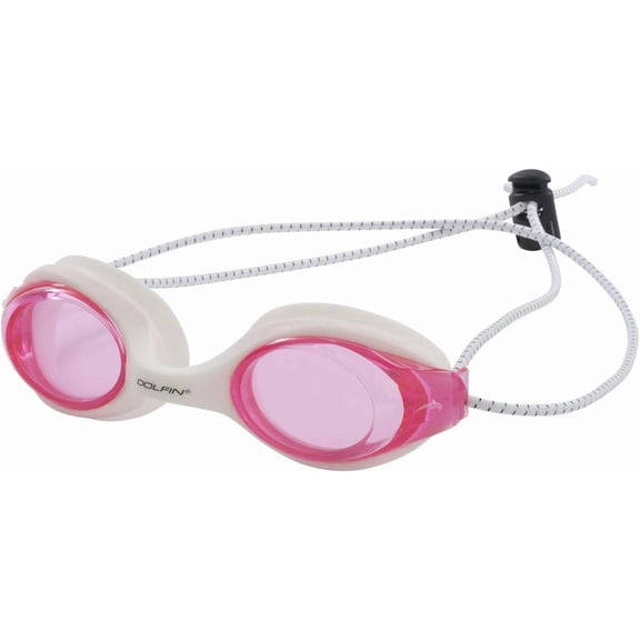 JJEAN-Adult Swim Goggles - 3 Pack Bungee Racer with Anti-Fog, Anti-Leak Protection