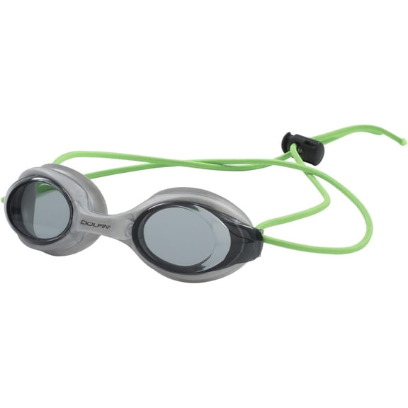 JJEAN-Adult Swim Goggles - 3 Pack Bungee Racer with Anti-Fog, Anti-Leak Protection