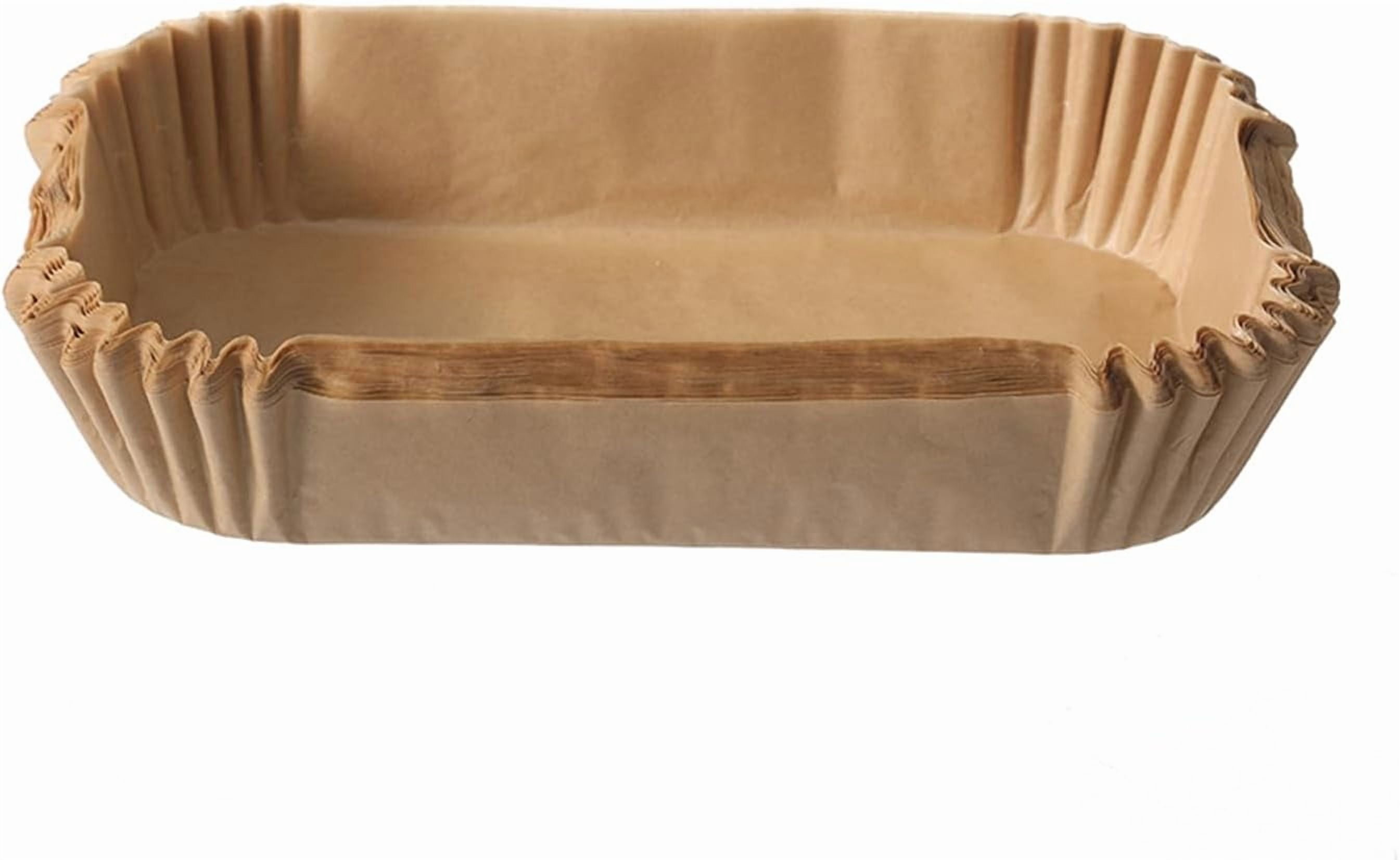 JJEAN-Air Fryer Liners Disposable Rectangular.Virgin Pulp Parchment Paper for 4qt-6qt Air Fryer.Food Grade,Non-stick, Oil-proof & Heat Resistant for Baking,Microwave,Cooking & Deep Fryer Accessories