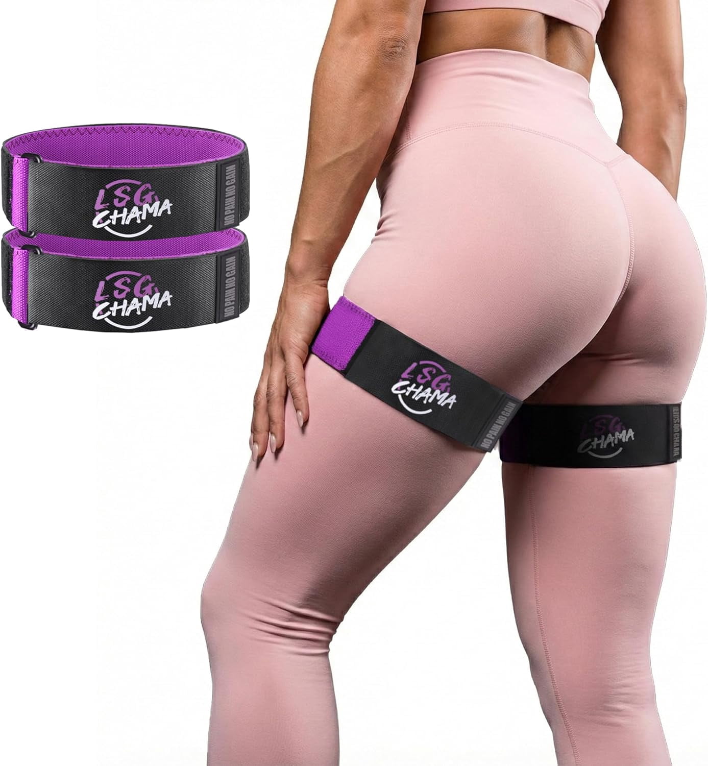 JJEAN-BFR Resistance Bands for Women, Glute Training Exercise Bands, Workout Fitness Equipment