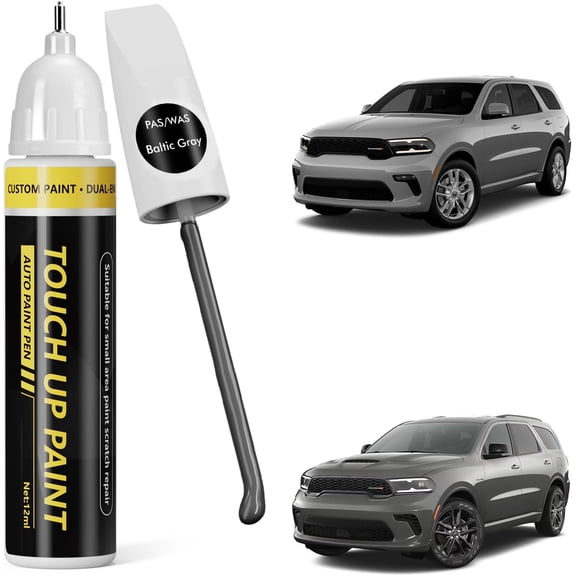 JJEAN-(Baltic Gray (PAS/WAS) Car Touch Up Paint for Dodge Ram, Car Paint Scratch Repair Kit, Quick & Easy Solution to Repair, 2 in 1 Scratch Remover Pen With Color-Matched