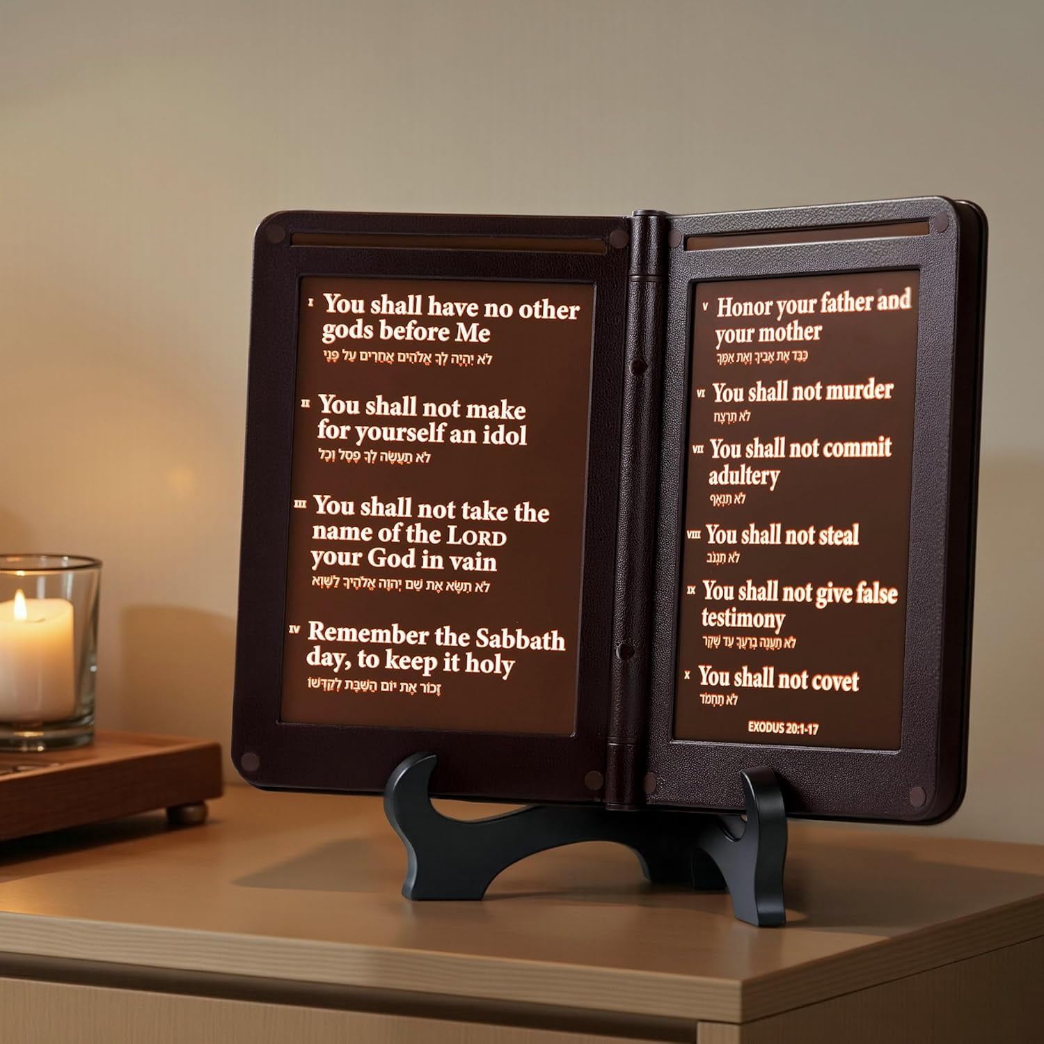 JJEAN-Bible Verses Lamp, The Old Testament Display Light - Thy Word is ...