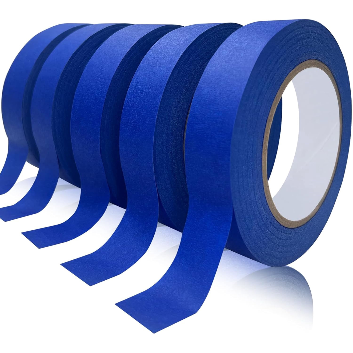 JJEAN-Blue Tape Painters Tape, 5 Rolls Premium General Purpose Masking Tape Painter's Tape (0.94-Inch x 60.1 Yards), Paint Tapes for Walls Painting, DIY Crafts, Arts, Decoration, Removes Easily, No R