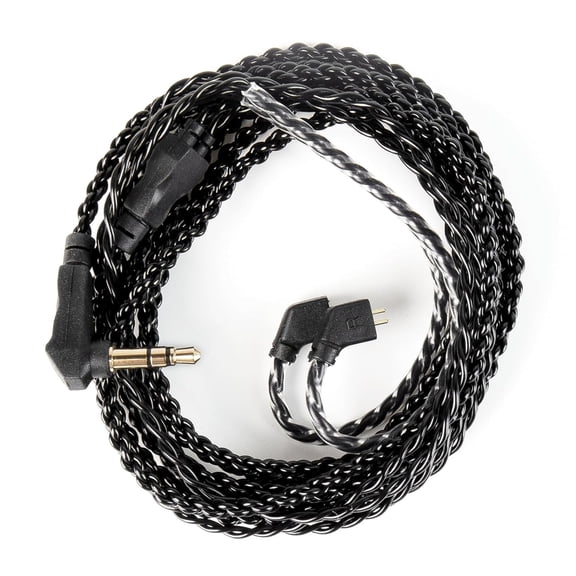 JJEAN-CCZ DC03 2Meter Length Long IEM Cable, in Ear Monitor Cable, CCZ C01 4N OFC Braided Earphone Replacement Wire Cord, TFZ-Pins for KBEAR KS1/KS2/Storm, CCZ Melody/DC02/DC01 PRO (TFZ 3.5MM, withou