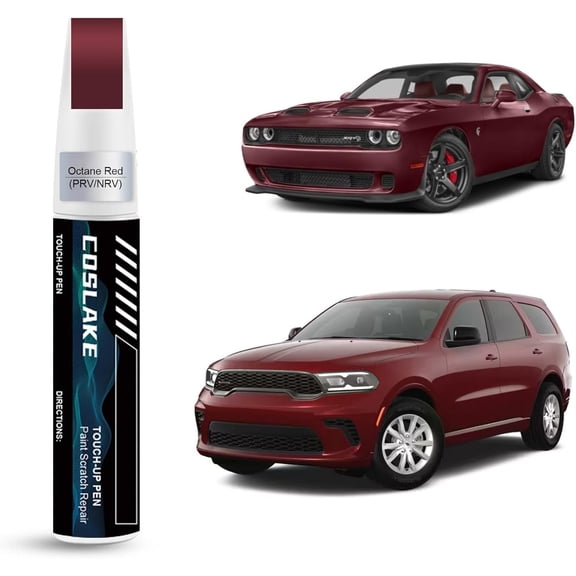 JJEAN-Car Touch Up Paint(Octane Red(PRV/NRV)) for Dodge, Car Paint Scratch Repair Kit, Quick & Easy Solution to Repair, 2 in 1 Scratch Remover Pen with 2PCS Disposable Micro Applicators