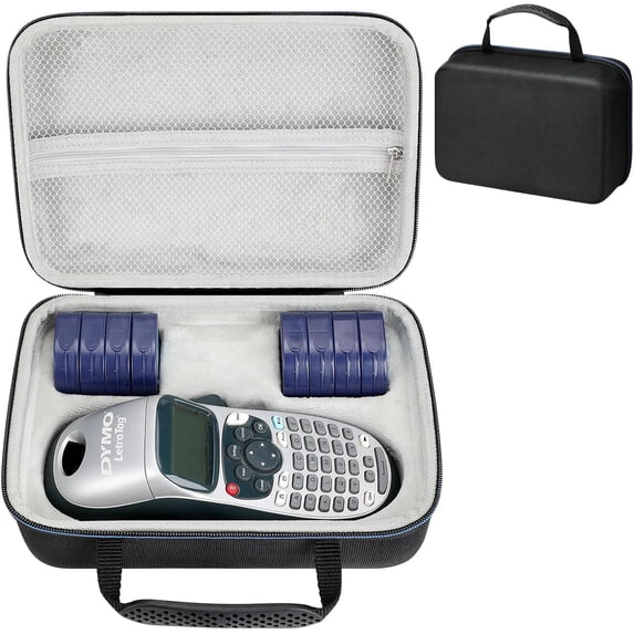 JJEAN-Case Compatible for DYMO LetraTag LT-100H Hand held Label Maker case for Label Maker Machine, Tape Cartirdges and More Accessories(Box Only)