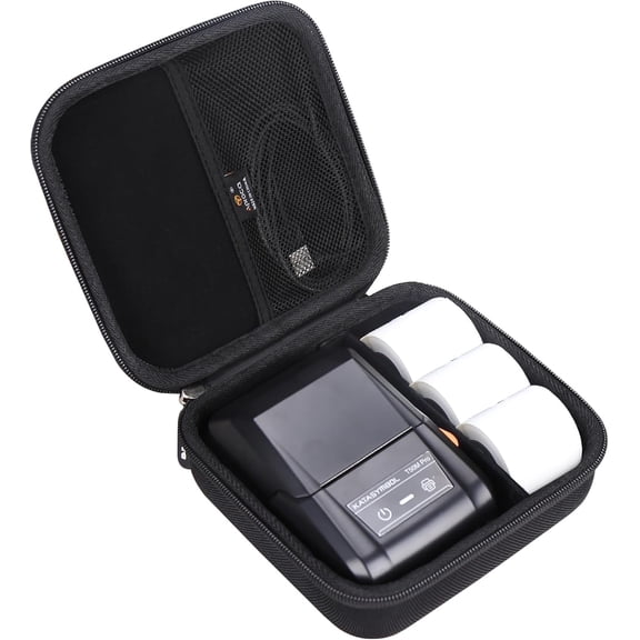 JJEAN-Case Compatible with SUPVAN T50M Pro/Ponek M100 Label Maker, Portable Storage Bag for Machine and Accessories (Case Only)