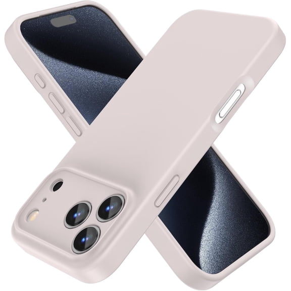 JJEAN-Compatible with Magsafe for iPhone 17 Pro Max Silicone Case 6.9 inch, Magnetic Liquid Silicone Protective Shockproof Bumper Rubber Gel Shell Cover - Stone Gray