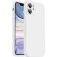 thumbnail image 1 of JJEAN-Compatible with iPhone 11 Case, Upgraded Liquid Silicone with [Flat Edges] [Camera Protection] [Soft Anti-Scratch Microfiber Lining] Phone Case for iPhone 11 6.1 inch - White, 1 of 4