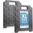 thumbnail image 1 of JJEAN-Cool Coolers by XL Slim Cooler Ice Blocks, Reusable & Long Lasting XL Ice Packs for Coolers, Slim XL Ice Packs for Coolers & Cooler Bags, Space Saving, Quick Freeze, 10"x 13", Black, 2PK, 1 of 2