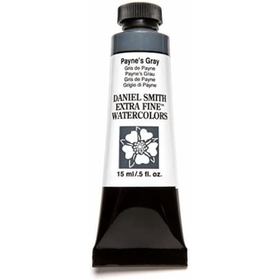 JJEAN-Daniel Smith 284600065 Extra Fine Watercolor 15ml Paint Tube, Payne's Gray, 0.5 Fl Oz (Pack of 1)