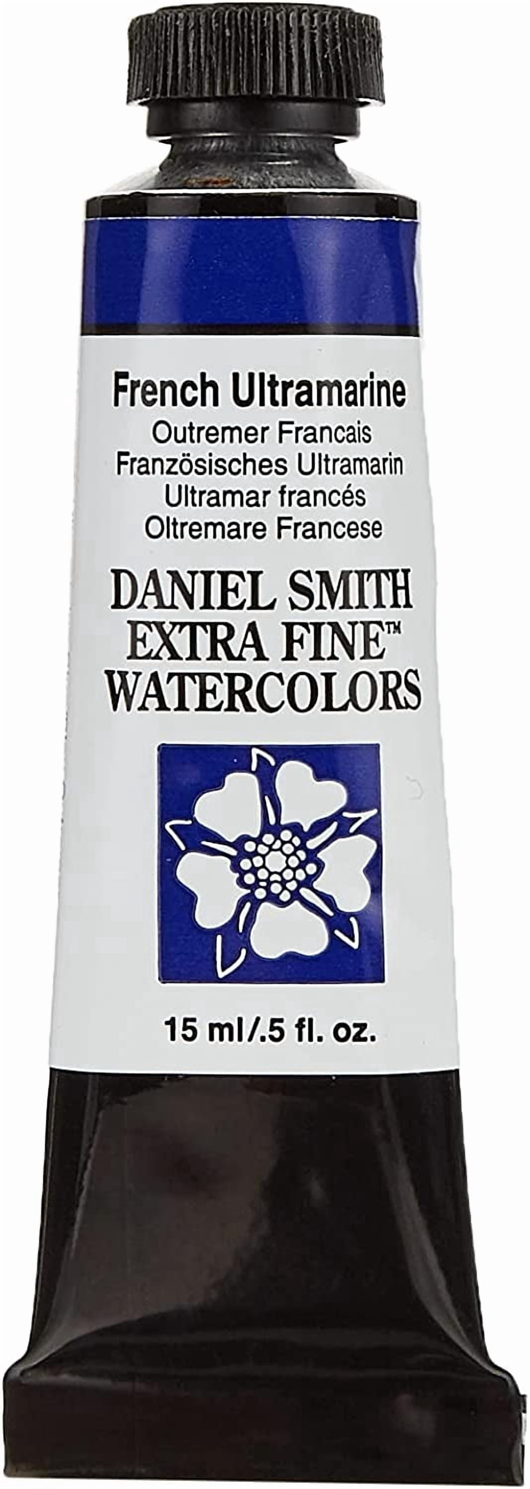JJEAN-Daniel Smith Extra Fine Watercolor 15ml Paint Tube, French Ultramarine (284600034), 0.5 Fl Oz (Pack of 1)