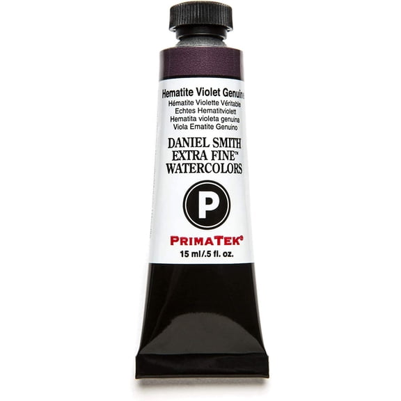 JJEAN-Daniel Smith Extra Fine Watercolor 15ml Paint Tube, Hematite Violet Genuine (284600157), 0.51 Fl Oz (Pack of 1)