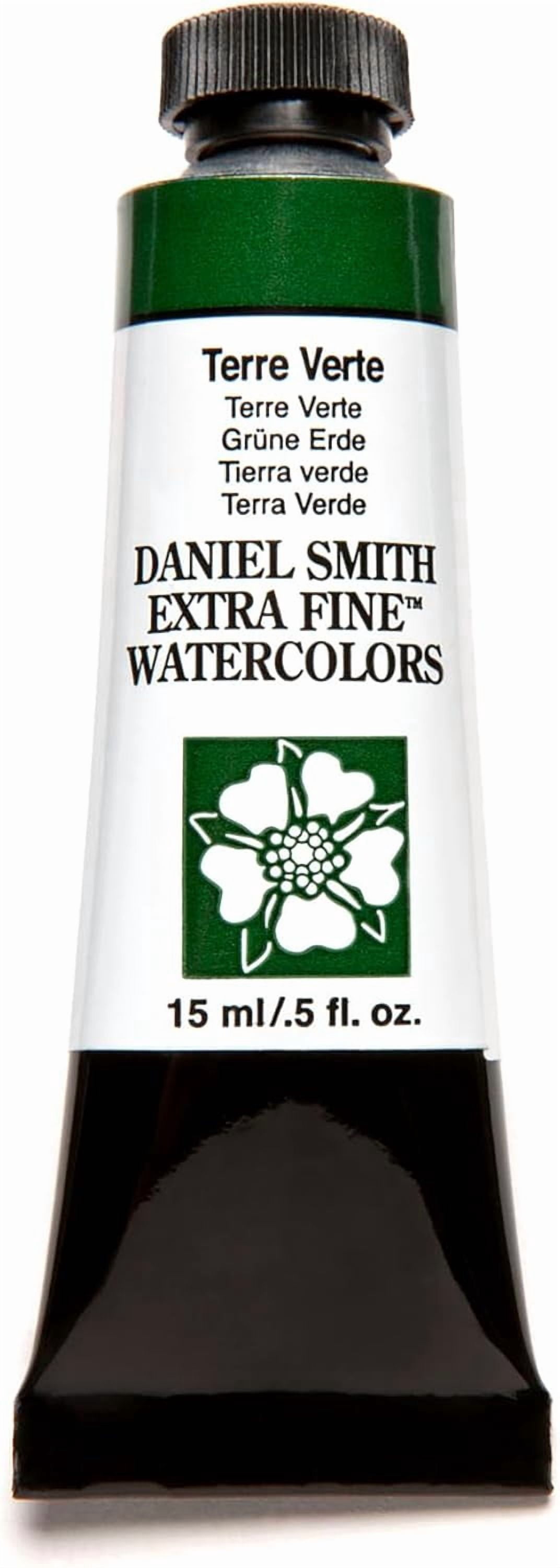 JJEAN-Daniel Smith Extra Fine Watercolor 15ml Paint Tube, Terre Verte (284600104), 0.5 Fl Oz (Pack fo 1)
