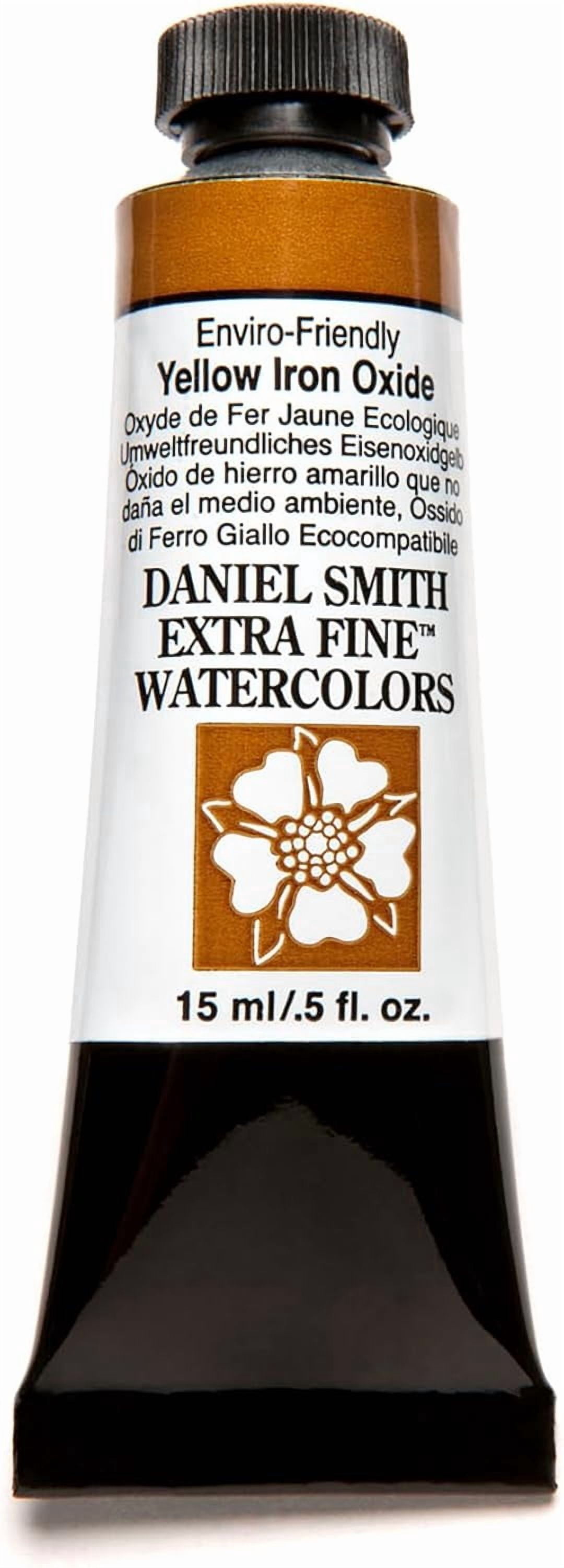 JJEAN-Daniel Smith Extra Fine Watercolor Paint, 15ml Tube, Enviro-Friendly Yellow Iron Oxide, 284600176
