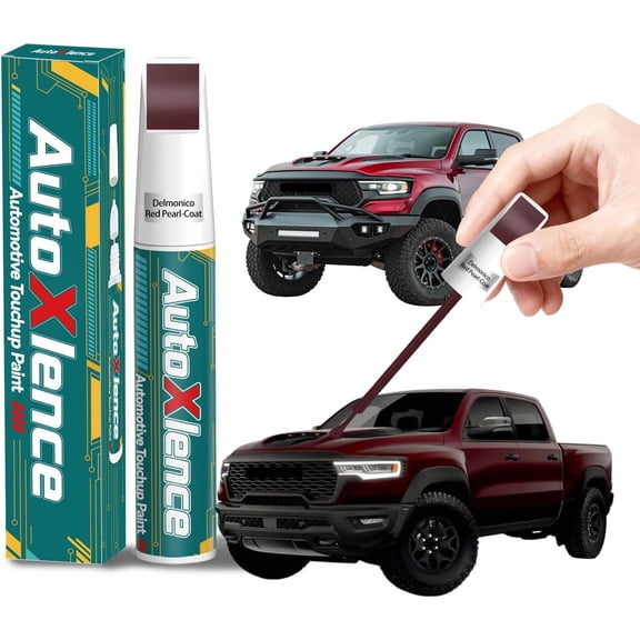 JJEAN-Delmonico Red Pearl-Coat(PRV/NRV) Touch Up Paint Compatible with Ram Car Paint Pen Scratch Repair Automotive Scratch Remover Fix Exact Color Match