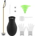 thumbnail image 1 of JJEAN-Diatomaceous Earth Duster,Garden Powder Sprayer,Garden Duster Applicator Dispenser with Long Metal Tube,Bulb Duster Sprayer for Home Organic Gardening Agricultural Supply, 1 of 4