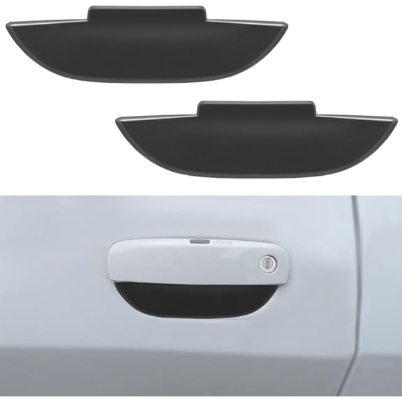 JJEAN-Door Bowl Scratch Protector for Dodge Challenger 2015-2023 Accessories, Car Door Handle Paint Cover Guard Bowl Protection Cover Trim Compatible with Dodge Challenger, Matte Black 2PCS