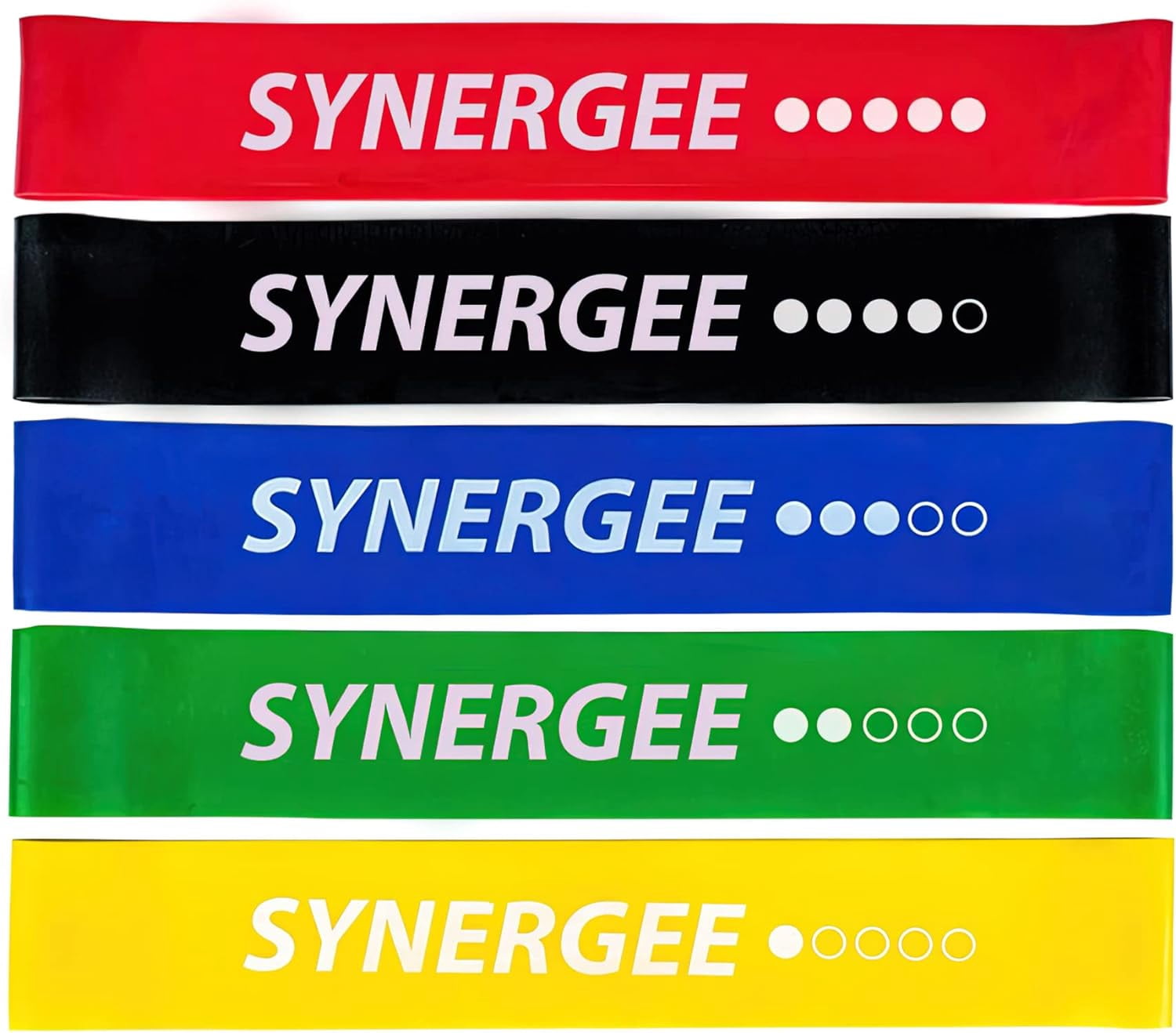 JJEAN-Exercise Fitness Resistance Band Mini Loop Bands that Perform Better When Working Out at Home or The Gym