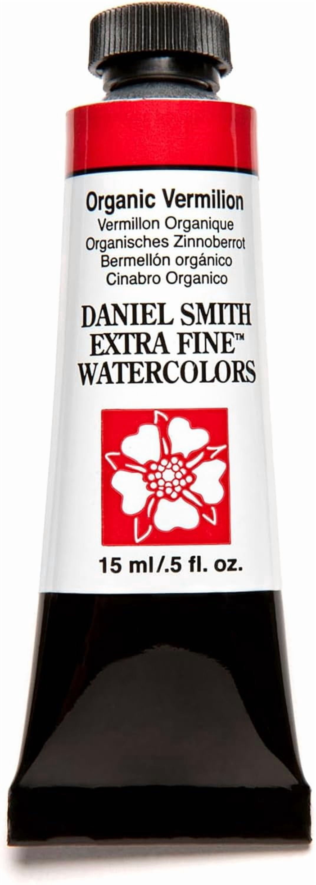 JJEAN-Extra Fine Watercolor Paint, 15ml Tube, Organic Vermilion, 284600064, 0.5 Fl Oz (Pack of 1)