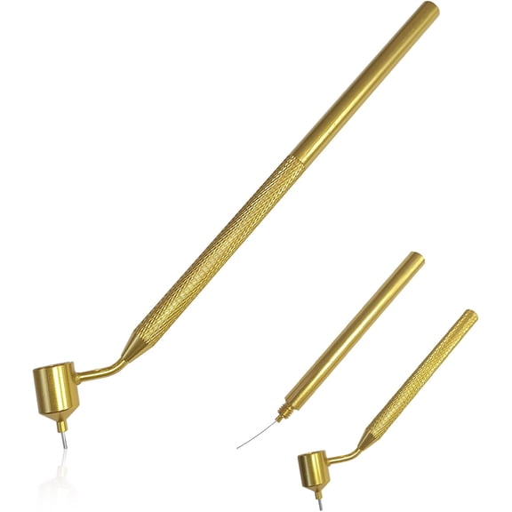 JJEAN-Fine Line Paint Pen Applicator Fluid Writer Tool for Automotive Touch-Up Chip Repair Precision 0.5mm Tip for Scratch Car Touchup Durable Brass Construction